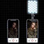 補光ライト コンパクト収納可能 自撮り用ライト 2色・RGB スマホ撮影補助 LEDライト 撮影用 照明 全2種類 SKU:PC03222024017LS - Image 9