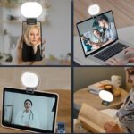 クリップ式 補光ライト コンパクト収納可能 自撮り用ライト スマホ撮影補助 LEDライト 撮影用 照明 Black SKU:PC03222024020LS - Image 7