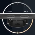 クリップ式 補光ライト コンパクト収納可能 自撮り用ライト スマホ撮影補助 LEDライト 撮影用 照明 Black SKU:PC03222024020LS - Image 12