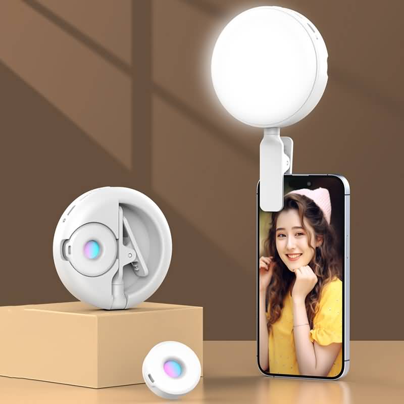 PC03222024024LS-05.jpg 2in1 補光ライト コンパクト収納可能 自撮り用ライト スマホ撮影補助 LEDライト 撮影用 照明 SKU:PC03222024024LS - Image 1
