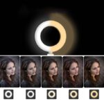 自撮りライト スマホスタンド 機能 F601 補光ライト 5インチ 自撮り用ライト スマホ撮影補助 LEDライト 180度転回可能 撮影用 照明 SKU:PC03222024025LS - 画像 (16)