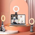 自撮りライト スマホスタンド 機能 F601 補光ライト 5インチ 自撮り用ライト スマホ撮影補助 LEDライト 180度転回可能 撮影用 照明 SKU:PC03222024025LS - 画像 (6)