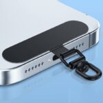 ステンレス製 0.4mm薄型 360度転回可能 スマホストラップ用 背面 シールパッド ネックストラップ ストラップホルダー アクセサリー   全5色 SKU:PC04072024002LS-01 - 画像 (6)