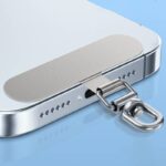 ステンレス製 0.4mm薄型 360度転回可能 スマホストラップ用 背面 シールパッド ネックストラップ ストラップホルダー アクセサリー   全5色 SKU:PC04072024002LS-01 - 画像 (16)