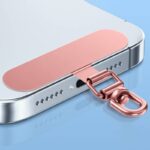 ステンレス製 0.4mm薄型 360度転回可能 スマホストラップ用 背面 シールパッド ネックストラップ ストラップホルダー アクセサリー   全5色 SKU:PC04072024002LS-01 - 画像 (11)
