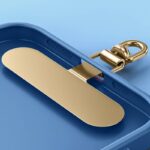 ステンレス製 0.4mm薄型 360度転回可能 スマホストラップ用 背面 シールパッド ネックストラップ ストラップホルダー アクセサリー   全5色 SKU:PC04072024002LS-01 - 画像 (3)