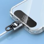 ステンレス製 0.4mm薄型 360度転回可能 スマホストラップ用 背面 シールパッド ネックストラップ ストラップホルダー アクセサリー   全5色 SKU:PC04072024002LS-01 - 画像 (8)