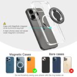 折り畳式 マグネット式 スマホ スタンド Magsafe対応 スマートフォン リングホルダースタンドホルダー  SKU:PC04072024011LS - 画像 (6)