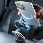 Magsafe対応 車載ホルダー 強力固定 スマホホルダー マグネット式車載ホルダー 超強吸着力 全機種対応 スマホ アンドロイド 全2色  SKU:PC04072024022LS - 画像 (4)