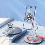magsafe対応 スマホスタンド 折れ畳み式 スマートフォン スタンド スマートフォンホルダー スマホアクセサリー 全6色  SKU:PC04072024025LS - Image 7