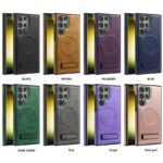 Galaxy S24 背面型ケース  合成革ケース  magsafe対応ケース  Galaxy S24 Plus 合成革ケース  スマホケース 全8色 SKU:PC04072024034LS - Image 7