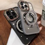 iPhone15 2in1 TPU+PC ケース スタンド機能 magsafe対応ケース iPhone15Pro max TPU ケース 全6色 SKU:PC04102024018LS - Image 2