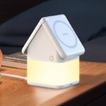 4in1ワイヤレス充電器 Apple watch &Air Pods充電充電可能  ワイヤレス充電 スタンド機能 PD15W 快速充電器 magsafe充電器 全3色 SKU:PC07102024022 - Image 11