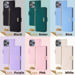 iPhone 16 Pro Max 合成革ケース 手帳型ケース iPhone  対応 PU合成革 レザー ケース 手帳型ケース iPhone16 PUレザー ケース スマホケース  全6色 SKU:PC07102024025 - Image 2