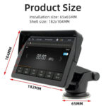 車載用 7inchモニター ワイヤレスAndroid Auto/Car play対応 MP5 プレーヤー ダッシュボードに簡単に取り付け ドライブレコーダー 車載モニター 車用モニターSKU:PC07112024001 - Image 13