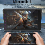 車載用 7inchモニター ワイヤレスAndroid Auto/Car play対応 MP5 プレーヤー ダッシュボードに簡単に取り付け ドライブレコーダー 車載モニター 車用モニターSKU:PC07112024001 - Image 9