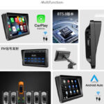 車載用 7inchモニター ワイヤレスAndroid Auto/Car play対応 MP5 プレーヤー ダッシュボードに簡単に取り付け ドライブレコーダー 車載モニター 車用モニターSKU:PC07112024002 - Image 13