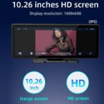 車載用 10.26インチ モニター Apple carplay Android auto ドライブ レコーダー  ダッシュボードに簡単に取り付け  ドライブレコーダー 車載モニター CarPlay オンダッシュモニター SKU:PC07112024003 - Image 9