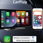 車載用 10.26インチ モニター Apple carplay Android auto ドライブ レコーダー  ダッシュボードに簡単に取り付け  ドライブレコーダー 車載モニター CarPlay オンダッシュモニター SKU:PC07112024003 - Image 7