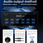 車載用 10.26インチ モニター Apple carplay Android auto ドライブ レコーダー  ダッシュボードに簡単に取り付け  ドライブレコーダー 車載モニター CarPlay オンダッシュモニター SKU:PC07112024003 - Image 4