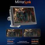 車載用 7インチ モニター Apple carplay Android auto ドライブ レコーダー  ダッシュボードに簡単に取り付け  ドライブレコーダー 車載モニター CarPlay オンダッシュモニター SKU:PC07112024004 - Image 5