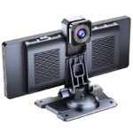 車載用 10.26インチ モニター  4Kフロントカメラ ワイヤレスcarplay/Android auto ドライブ レコーダー  TFカード付属無し ダッシュボードに簡単に取り付け  ドライブレコーダー 車載モニター CarPlay オンダッシュモニター SKU:PC07112024005 - Image 2