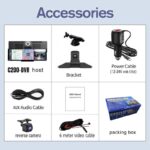 車載用 10.26インチ モニター  4Kフロントカメラ ワイヤレスcarplay/Android auto ドライブ レコーダー  62G/128G メモリカード付 ダッシュボードに簡単に取り付け  ドライブレコーダー 車載モニター CarPlay オンダッシュモニター SKU:PC07112024009 - Image 32