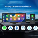 車載用 10.26インチ モニター  4Kフロントカメラ ワイヤレスcarplay/Android auto ドライブ レコーダー  62G/128G メモリカード付 ダッシュボードに簡単に取り付け  ドライブレコーダー 車載モニター CarPlay オンダッシュモニター SKU:PC07112024009 - Image 30