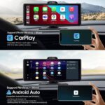 車載用 10.26インチ モニター  4Kフロントカメラ ワイヤレスcarplay/Android auto ドライブ レコーダー  62G/128G メモリカード付 ダッシュボードに簡単に取り付け  ドライブレコーダー 車載モニター CarPlay オンダッシュモニター SKU:PC07112024009 - Image 27