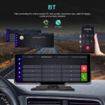 車載用 10.26インチ モニター  4Kフロントカメラ ワイヤレスcarplay/Android auto ドライブ レコーダー  62G/128G メモリカード付 ダッシュボードに簡単に取り付け  ドライブレコーダー 車載モニター CarPlay オンダッシュモニター SKU:PC07112024009 - Image 26