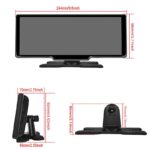 車載用 10.26インチ モニター  4Kフロントカメラ ワイヤレスcarplay/Android auto ドライブ レコーダー  62G/128G メモリカード付 ダッシュボードに簡単に取り付け  ドライブレコーダー 車載モニター CarPlay オンダッシュモニター SKU:PC07112024009 - Image 19