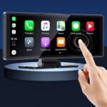 車載用 10.26インチ モニター  4Kフロントカメラ ワイヤレスcarplay/Android auto ドライブ レコーダー  64GBTFカード付 ダッシュボードに簡単に取り付け  ドライブレコーダー 車載モニター CarPlay オンダッシュモニター SKU:PC07112024010 - Image 3