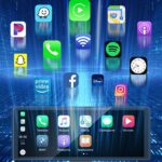 車載用 10.26インチ モニター  4Kフロントカメラ ワイヤレスcarplay/Android auto ドライブ レコーダー  64GBTFカード付 ダッシュボードに簡単に取り付け  ドライブレコーダー 車載モニター CarPlay オンダッシュモニター SKU:PC07112024010 - Image 9