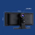 車載用 10.26インチ モニター  4Kフロントカメラ ワイヤレスcarplay/Android auto ドライブ レコーダー  64GBTFカード付 ダッシュボードに簡単に取り付け  ドライブレコーダー 車載モニター CarPlay オンダッシュモニター SKU:PC07112024010 - Image 6