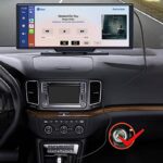 車載用 10.26インチ モニター  4Kフロントカメラ ワイヤレスcarplay/Android auto ドライブ レコーダー  TFカード付属無し ダッシュボードに簡単に取り付け  ドライブレコーダー 車載モニター CarPlay オンダッシュモニター SKU:PC07112024011 - Image 7