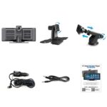 車載用 10.26インチ モニター  4Kフロントカメラ ワイヤレスcarplay/Android auto ドライブ レコーダー  TFカード付属無し ダッシュボードに簡単に取り付け  ドライブレコーダー 車載モニター CarPlay オンダッシュモニター SKU:PC07112024012 - Image 9