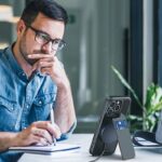 iPhone16 背面型ケース magsafe対応ケース16pro PUレザー背面型ケース DUX DUCIS カードポケット付 スタンド機能 スマホケース 全3色  SKU:PC071302024041 - Image 5