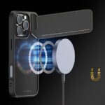 iPhone16 背面型ケース magsafe対応ケース16pro PUレザー背面型ケース DUX DUCIS カードポケット付 スタンド機能 スマホケース 全3色  SKU:PC071302024041 - Image 2