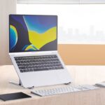 折れ畳式 PCスタンド ノートパソコン スタンド 冷却ファン付き アルミニウム合金製 ノートパソコンスタンド iPad スタンド  Silver/Black 全2色 SKU:PC08022024013 - Image 13