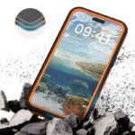 TELESIN iPhone15 Pro Max shellbox PC+TPU+PETケース magsafe対応ケース iPhone15防水カバー  IPX68防水 TPUケース 全面保護  スマホ防水袋 SKU:PC08022024016 - Image 7