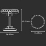 スマホホルダー 360度回転可能 車載ホルダー ダッシュボードホルダー PD15Wワイヤレス充電器  全機種対応 スマホ アンドロイド 全機種対応  SKU:PC08022024026 - Image 10