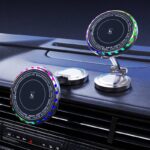 スマホホルダー 360度回転可能 車載ホルダー ダッシュボードホルダー PD15Wワイヤレス充電器  全機種対応 スマホ アンドロイド 全機種対応  SKU:PC08022024026