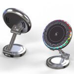 スマホホルダー 360度回転可能 車載ホルダー ダッシュボードホルダー PD15Wワイヤレス充電器  全機種対応 スマホ アンドロイド 全機種対応  SKU:PC08022024026 - Image 4
