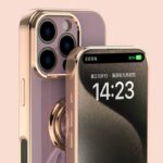 iPhone16 TPU ケース iPhone16 ケース リングスタンドホルダー 全面保護ケース iphone全機種対応 ケース スマホケース 全8色 SKU:PC08022024035 - 画像 (5)