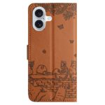 iPhone 16 Pro Max 合成革ケース 手帳型ケース iPhone 16e 対応 PU合成革 レザー ケース 手帳型ケース iPhone16 PUレザー ケース スマホケース 全5色 SKU:PC08022024051 - Image 5