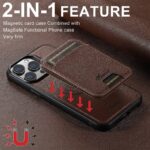 iPhone 16 Pro Max 背面型ケース magsafe対応レザー ケース 背面型ケース iPhone16 PUレザー ケース スマホケース 全3色 SKU:PC08022024054 - Image 7