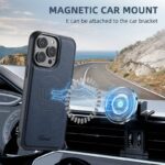 iPhone 16 Pro Max 背面型ケース magsafe対応レザー ケース 背面型ケース iPhone16 PUレザー ケース スマホケース 全3色 SKU:PC08022024054 - Image 5