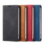 iPhone 16 Pro Max 合成革ケース 手帳型ケース iPhone 16e 対応 PU合成革 レザー ケース  手帳型ケース iPhone16 PUレザー ケース スマホケース  全4色 SKU:PC08022024059 - Image 4