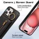 iPhone 16 Pro Max 合成革ケース 背面型ケース iPhone16シリーズ対応 PU合成革 レザー ケース 背面型ケース iPhone16 PUレザー ケース スマホケース 全6色 SKU:PC08022024063 - Image 18