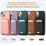 iPhone 16 Pro Max 合成革ケース 背面型ケース iPhone16シリーズ対応 PU合成革 レザー ケース 背面型ケース iPhone16 PUレザー ケース スマホケース 全5色 SKU:PC08022024076 - Image 2